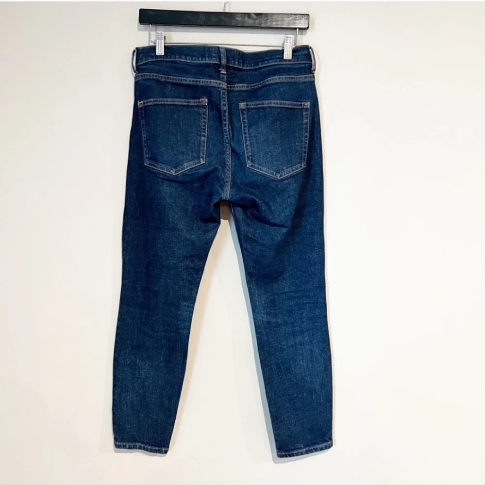Everlane Dark Wash Rigid Denim Skinny / Slim Straight Jeans Sz 29 Ankle - Picture 5 of 8